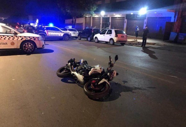 Motociclista apresentou escoriações leves