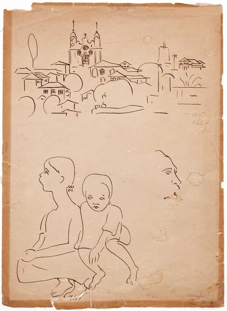 Tiradentes (2ª versão), 1924, Tarsila do Amaral