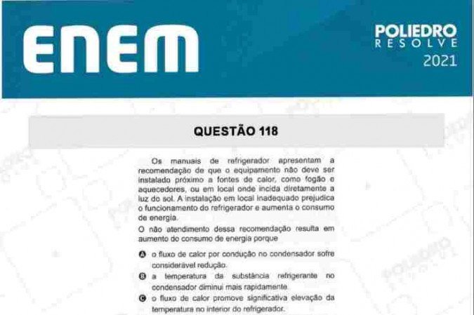 Questão a ser anulada, de acordo com o professor Fernando da Espiritu