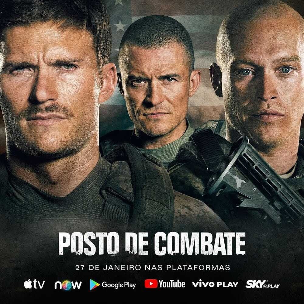 'Posto de combate', com Orlando Bloom, estreia nas plataformas digitais