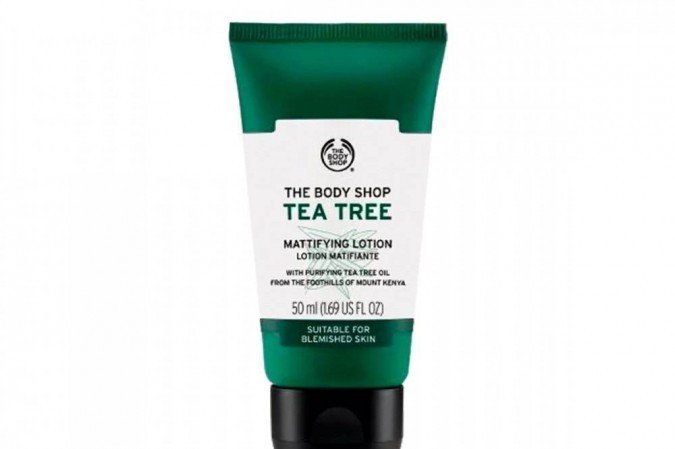 Loção Hidratante Facial Tea Tree, da The Body Shop (R$ 69,90)
