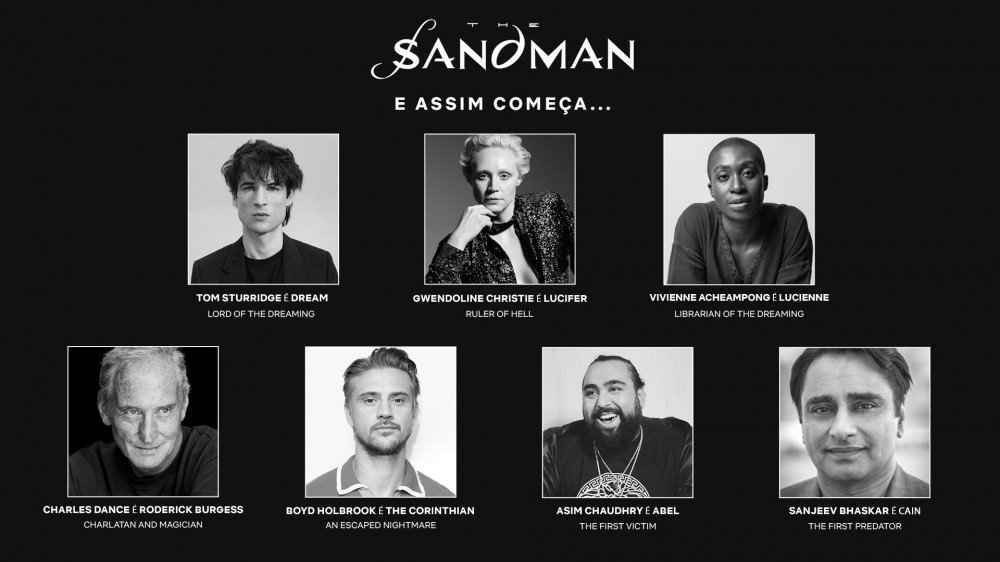 Netflix anuncia elenco de 'Sandman', série inspirada em obra de Neil Gaiman