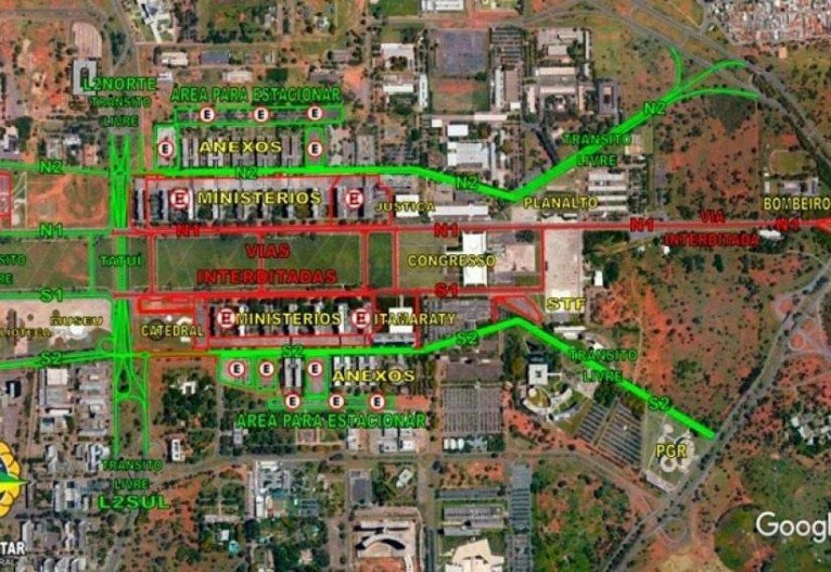 A interdi&ccedil;&atilde;o ocorre a partir da madrugada de segunda-feira (1&ordm;/2)