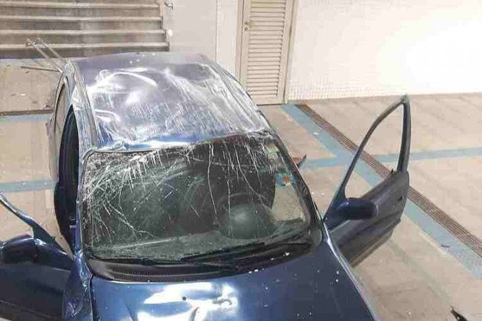 Motorista embriagado invadiu estação do metrô, na Asa Sul