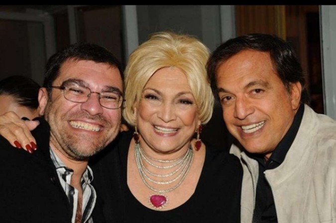 Marcello Camargo, Hebe Camargo e Cláudio Pessutti -  (crédito: Reprodução/ Instagram)