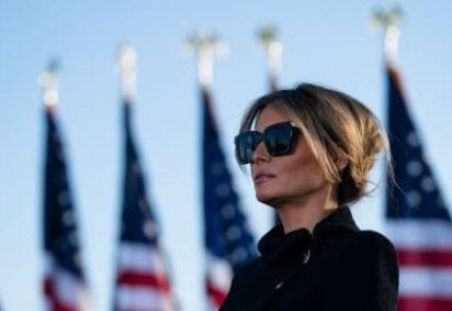 Melania Trump, ex-primeira-dama dos Estados Unidos -  (crédito: ALEX EDELMAN)