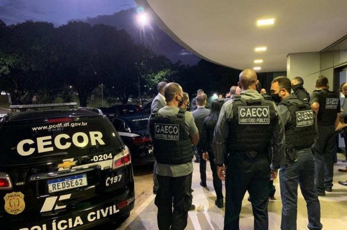 Operação do Grupo de Operação Especial de Combate ao Crime Organizado (Gaeco) do Ministério Público do Distrito Federal e Territórios (MPDFT) em andamento na manhã desta quarta-feira (3/2)
