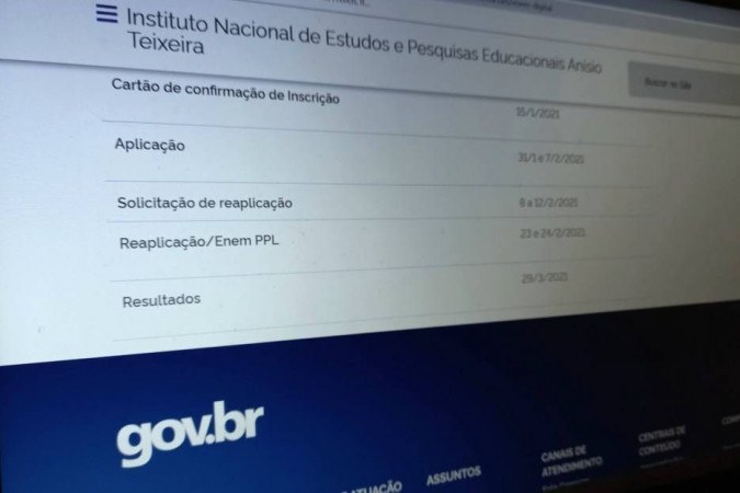 Inep divulga notas finais do Enem