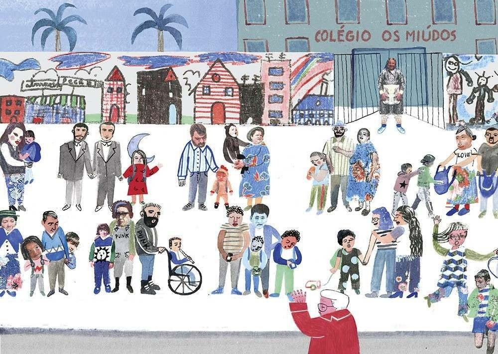 Ilustra&ccedil;&atilde;o do livro 'Meu bairro'
