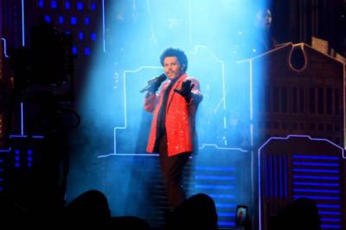 The Weeknd toca pela terceira vez no Coachella - (crédito: MIKE EHRMANN) The Weeknd toca pela terceira vez no Coachella - (crédito: MIKE EHRMANN)