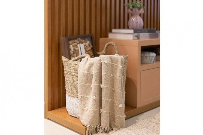 Texturas e conforto em cada detalhe do apartamento
