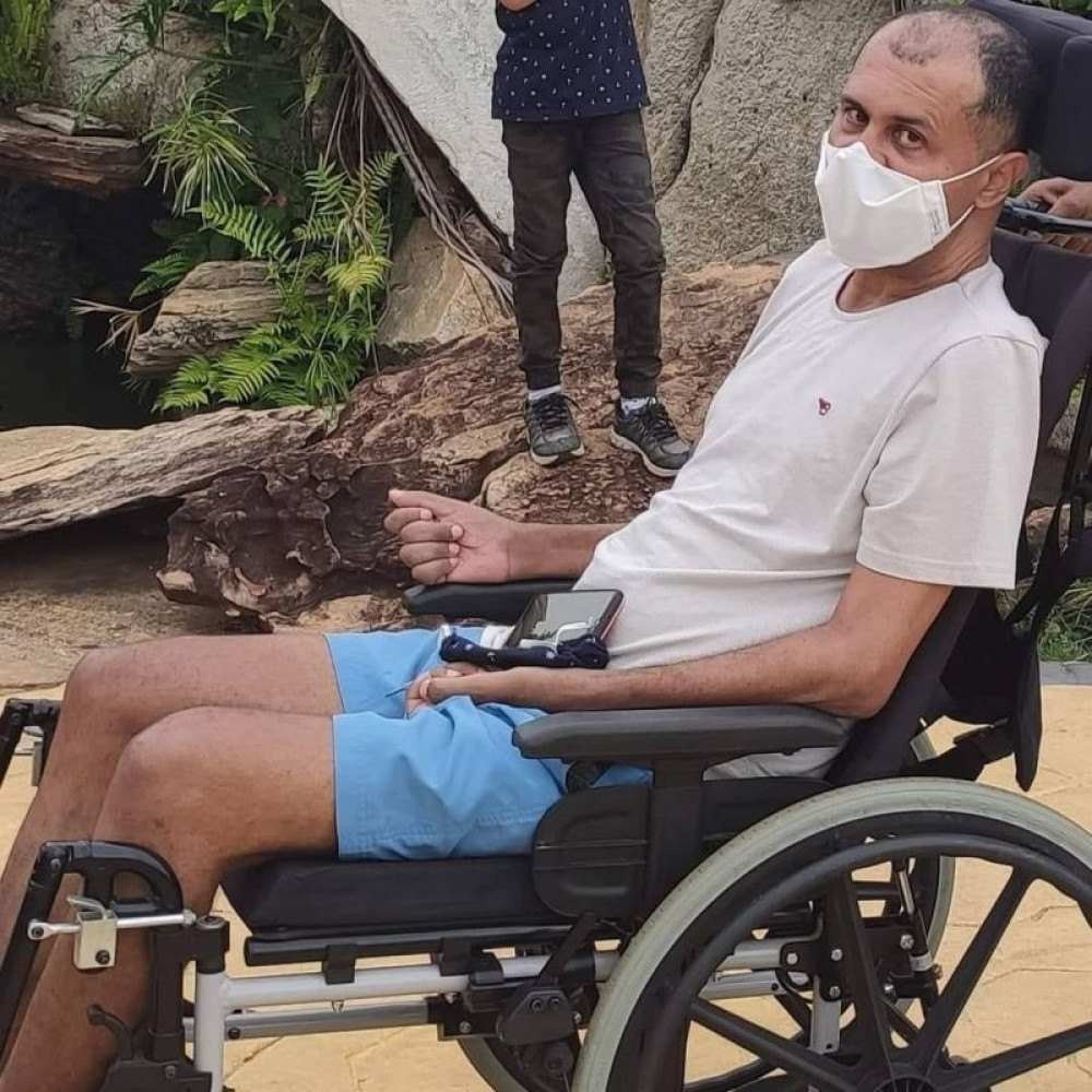 Antonio Francisco Ferreira, ex auxiliar de serviços gerais em 2019 foi diagnosticado com esclerose lateral amiotrófica ELA