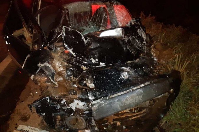 As crianças estavam sem qualquer sistema de retenção, segundo informações da PRF