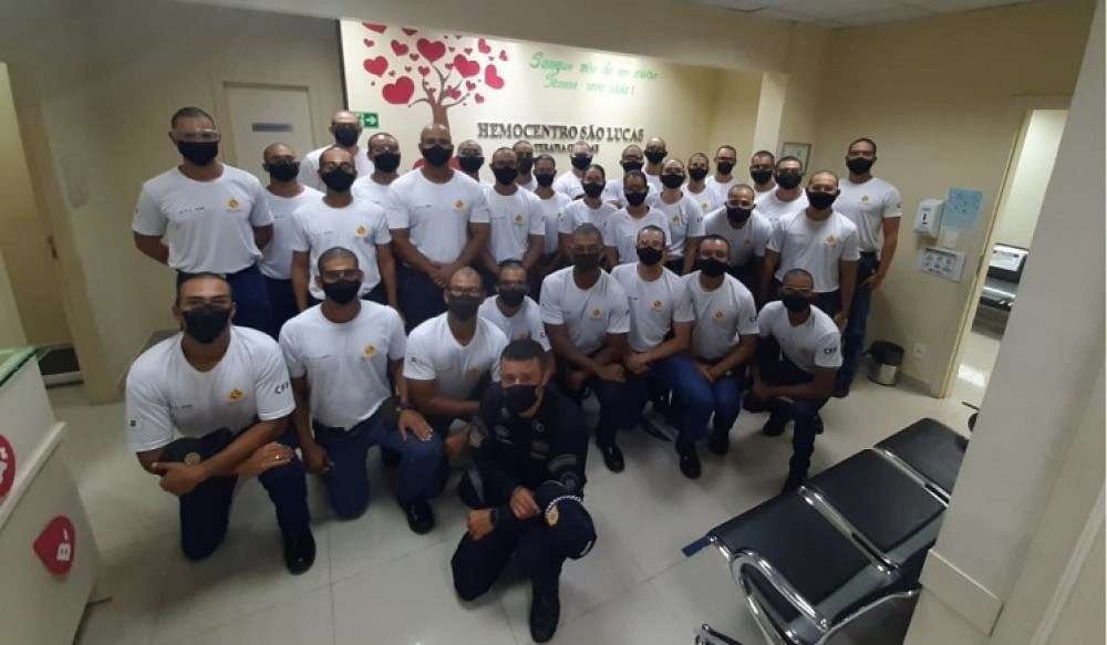 Solidariedade: PMs do Distrito Federal se unem para doar sangue