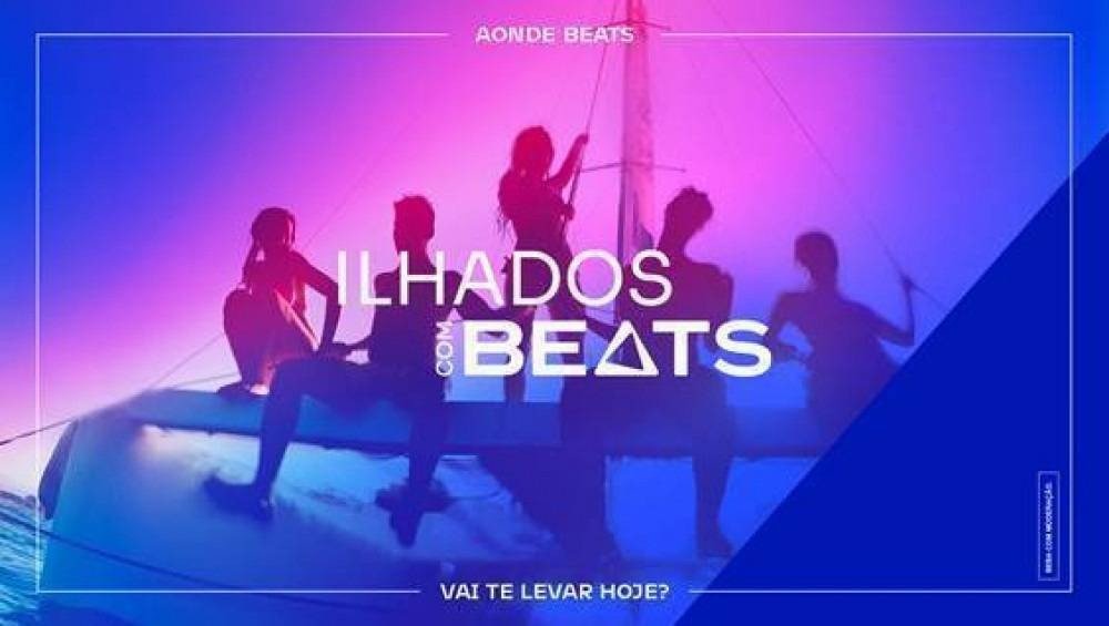 Logo do reality 'Ilhados com Beats' Logo do reality 'Ilhados com Beats'