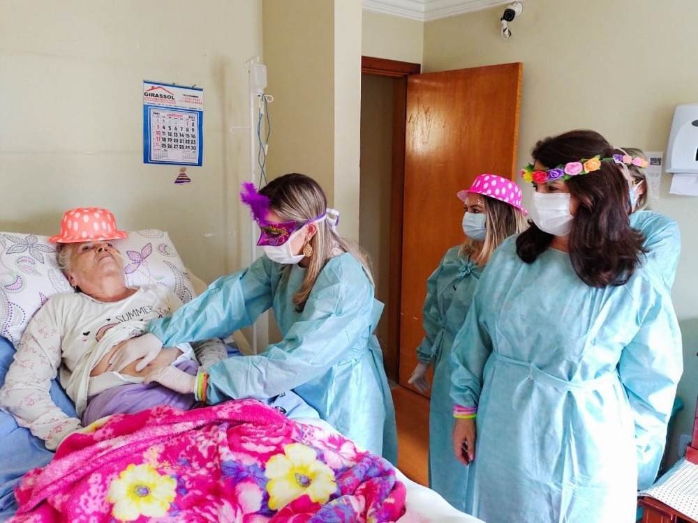 Pacientes do Nrad receberam a visita da equipe profissional de forma diferente