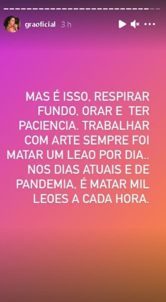 Declaração Gracyanne Barbosa