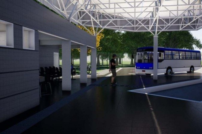 O terminal do Varjão vai atender a mais de 3 mil usuários - (crédito: Semob/Divulgação) O terminal do Varjão vai atender a mais de 3 mil usuários - (crédito: Semob/Divulgação)