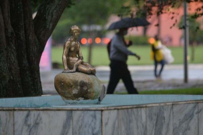 A estátua foi doada durante a inauguração da cidade, e é praticamente desconhecida pela população brasiliense