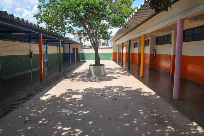 Escolas do Gama foram pintadas em revitalização 