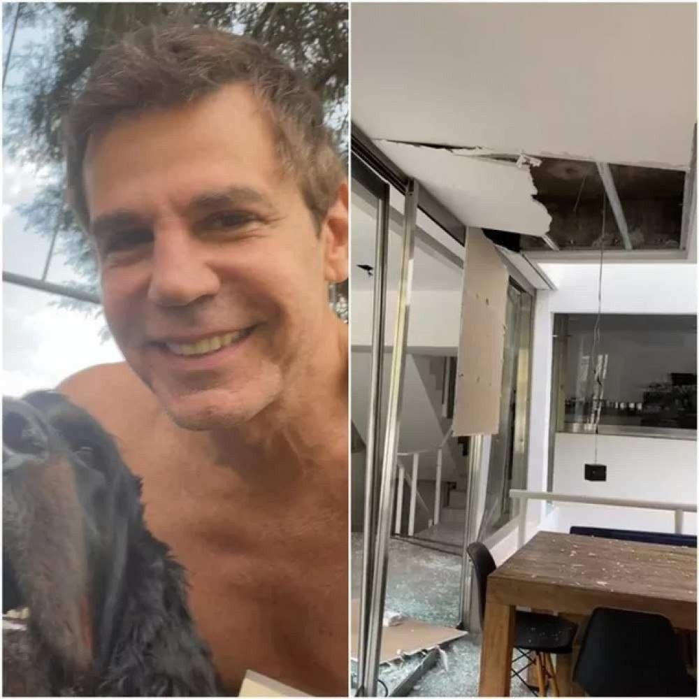 Explosão atinge a casa do treinador físico Marcio Atalla