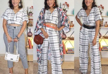 A designer de moda Roze Prado mostra formas de misturar estampas: xadrez como protagonista - (crédito: Arquivo pessoal) A designer de moda Roze Prado mostra formas de misturar estampas: xadrez como protagonista - (crédito: Arquivo pessoal)
