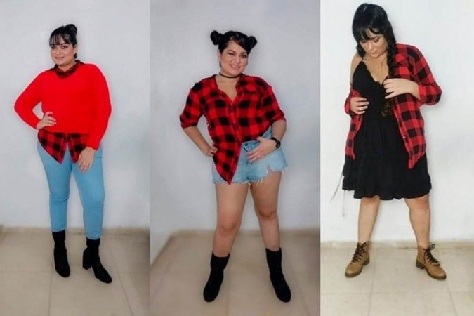 Uma mesma peça usada de formas diferentes por Anne Brendha