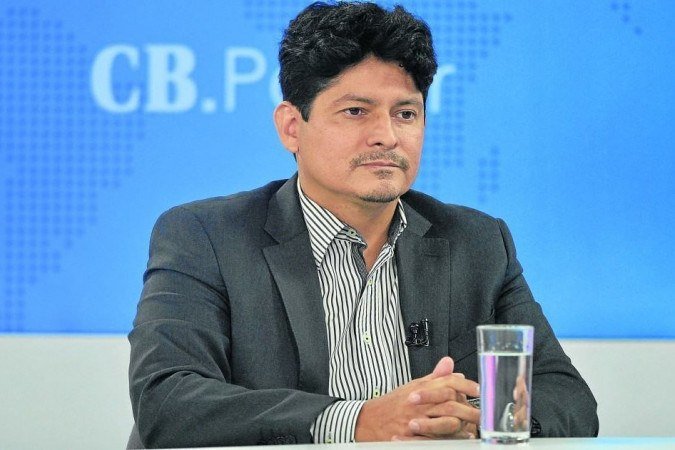 Petrus Sanchez conversou com a jornalista Denise Rothenburg nessa segunda-feira (1º/3) -  (crédito: Ed Alves/CB/D.A Press)