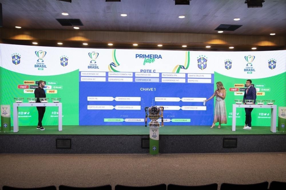 CBF sorteia os confrontos da primeira fase da Copa do Brasil; confira os 40  jogos iniciais, copa do brasil