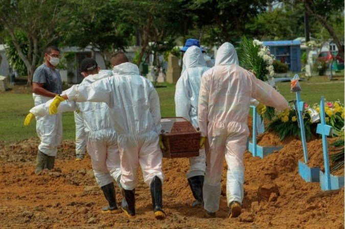 Brasil registra maior número de mortes por covid-19 em 24 horas