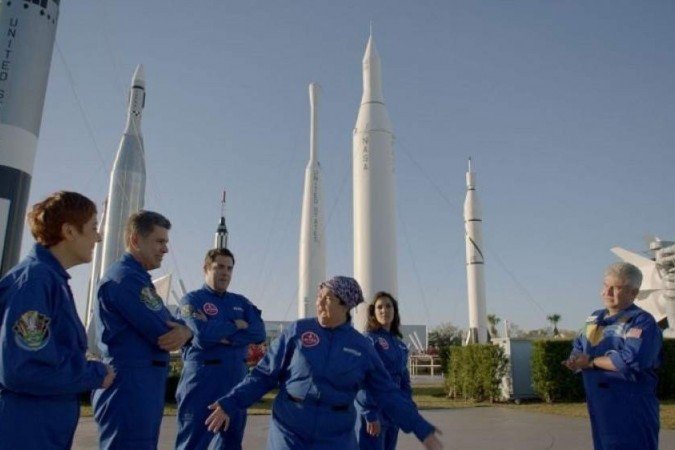 Promessa de sucesso nos cinemas, o longa 'Lucicreide vai pra Marte' ainda não pode encontrar o público, dado o lockdown no DF -  (crédito: Globo Filmes/ Divulgação)