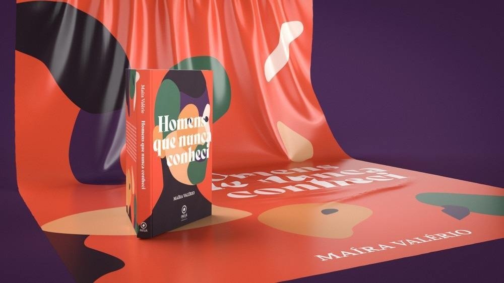 Mock up do livro 'Homens que não conheci', da escritora e jornalista brasiliense Maíra Valério