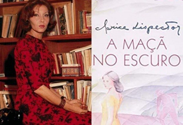Clarice e seu livro A maçã no escuro, de 1961