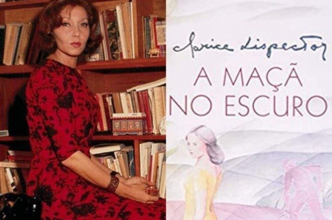 Clarice e seu livro A maçã no escuro, de 1961