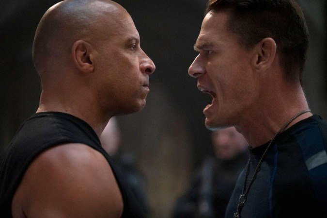 John Cena entra para o elenco de 'Velozes e Furiosos 9' como o irmão de Dominic Toretto (Vin Diesel) -  (crédito: Universal/Divulgação)