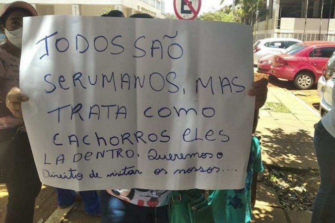 Parentes reclamam das condições dos detentos na Papuda