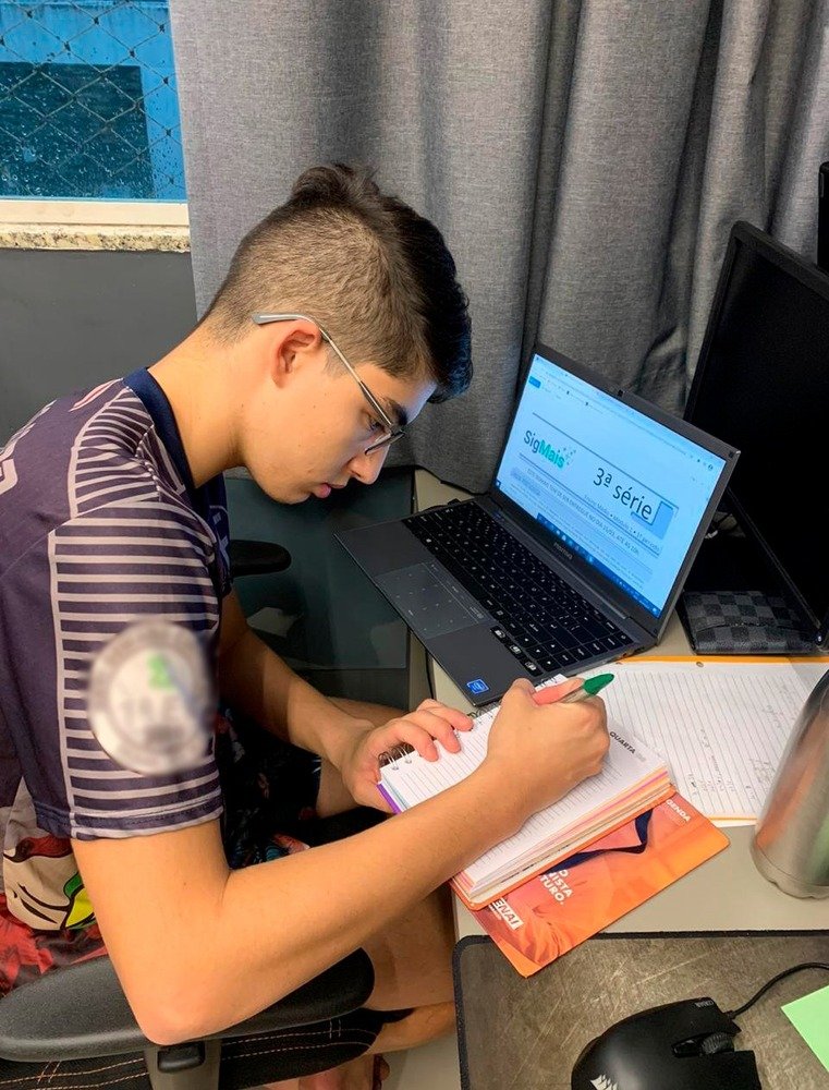 Diego Noronha, estudante do Colégio Sigma, notou uma abstenção de grande parte dos colegas