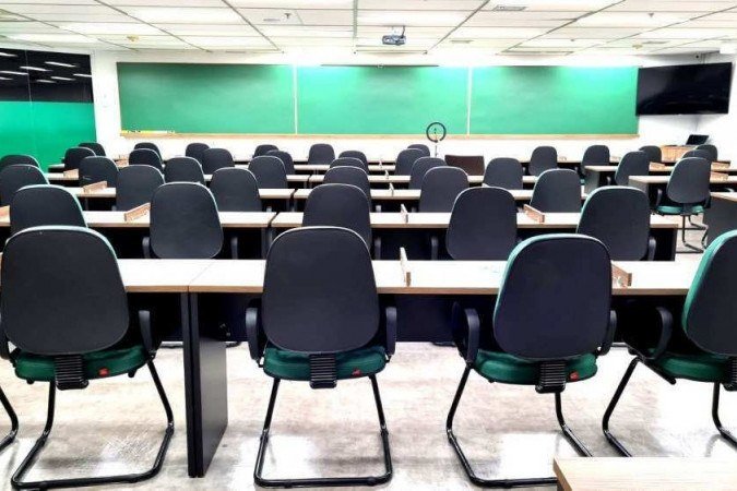 As salas de aulas foram projetadas com o intuito de oferecer o melhor espaço para os alunos