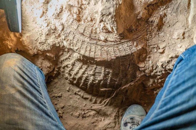  (crédito: YANIV BERMAN / AUTORIDADE ISRAELENSE DE ANTIGUIDADES / AFP)