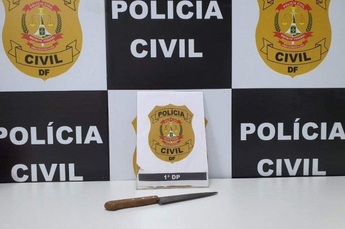 O crime ocorreu por volta das 11h desta quarta-feira (17/3), na 710 Sul. -  (crédito: PCDF/ Divulga&ccedil;&atilde;o)