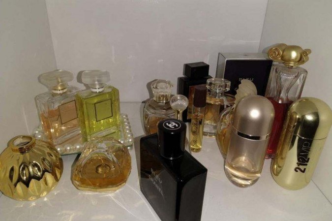 Perfumes apreendidos pela PCDF durante Operação Xangai