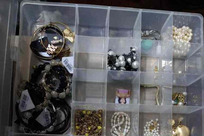 Joias apreendidas pela PCDF durante Operação Xangai