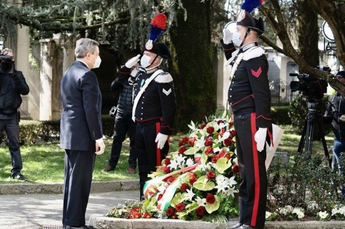 Itália comemora em Bérgamo o Dia em Memória das vítimas do coronavírus