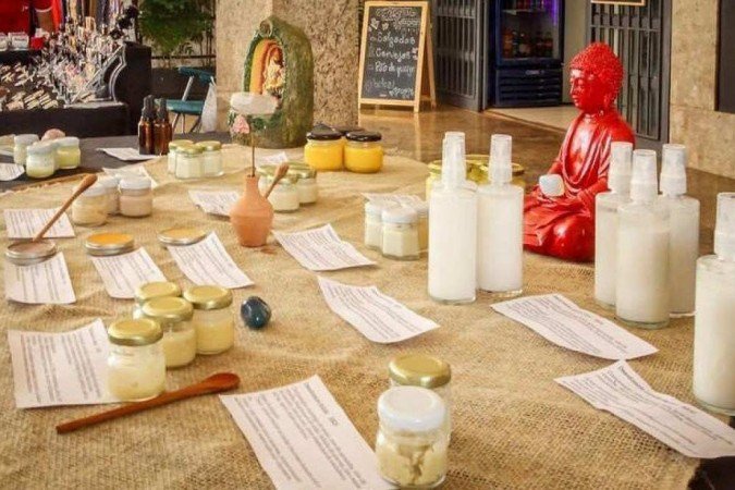 Cosméticos naturais fazem sucesso por não conterem ingredientes prejudiciais em suas formulações - (crédito: Lapin Fotografia/Divulgação) Cosméticos naturais fazem sucesso por não conterem ingredientes prejudiciais em suas formulações - (crédito: Lapin Fotografia/Divulgação)