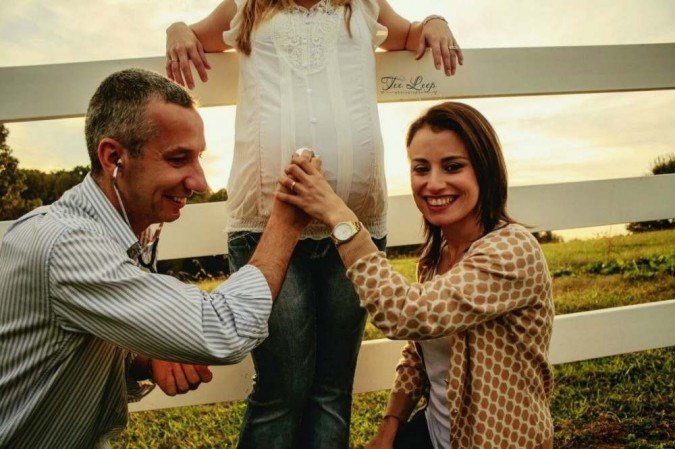 Aline da Rosa e família: "A gente preferiu fazer uma coisa mais profissional, sem envolvimento pessoal" 