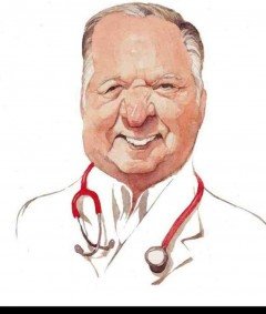 Homenagem ao m&eacute;dico Jair Evangelista