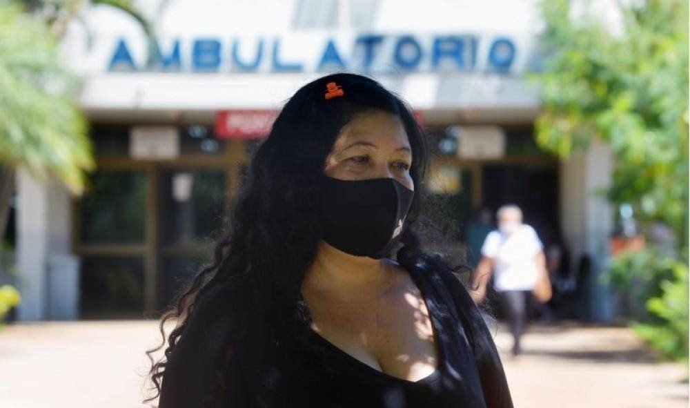 24/03/2021. Brasil. Brasilia - DF. Cidades. Hospital HRAN. Fachada. Na foto Rosana Oliveira.