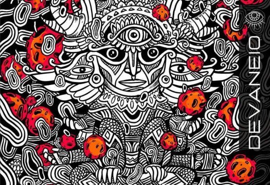 Capa do álbum de estréia, homônimo, da banda carioca Devaneio