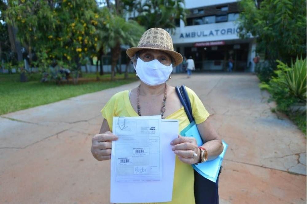 Maria José de Araújo, 66, moradora da W3 Sul, também esteve no Hran em busca de atendimento, mas confessa que estava com medo de ir ao hospital. 