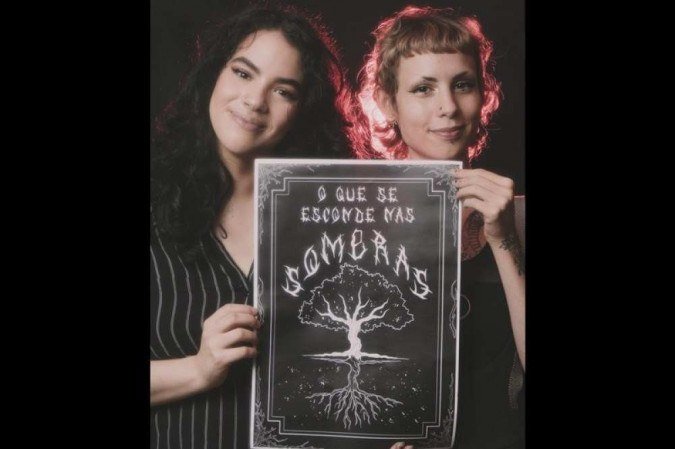 Thais Barros e Clara Guedes: livro ilustrado sobre lendas importantes -  (crédito: Kyran Gabrielle/Divulgação)